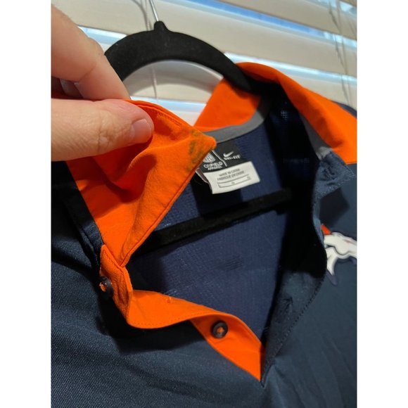 Nike Denver Broncos Polo Shirt - Size L - Picture 3 of 4